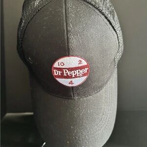 Dr Pepper Black Mesh Cap